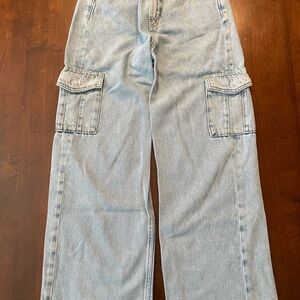 Old Navy Light Blue Flare & Wide Leg Jeans